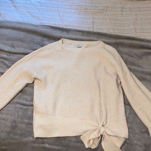 Cream sweater